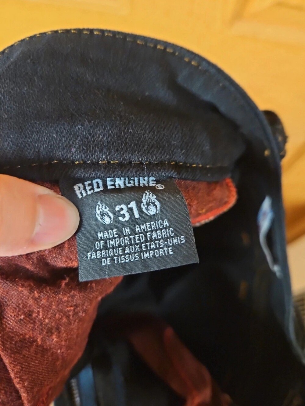 Red Engine Vintage Denim Straight Leg Jeans - Picture 4 of 9